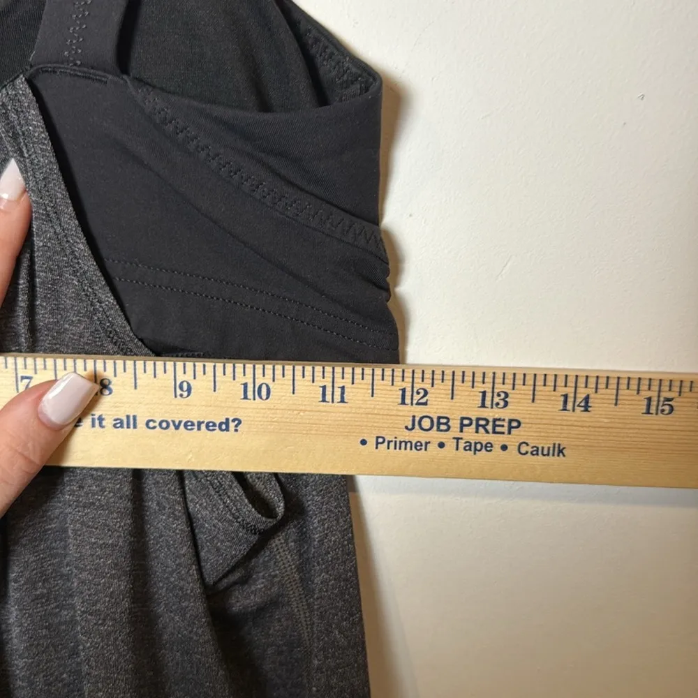 Lululemon Run: Back on Track Tank Black/Heathered Gray Women's - Image 11