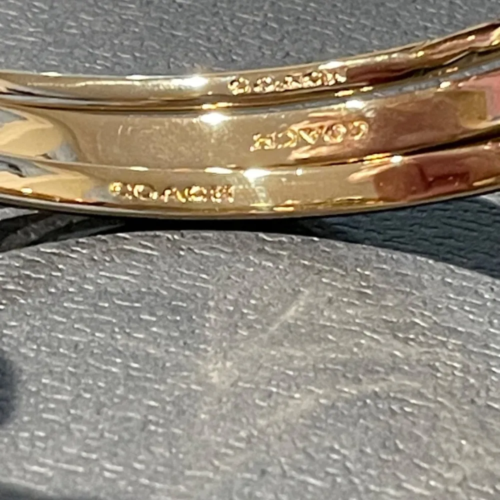 Coach Horse And Carriage Bangle Set - Set of 3 - NWT - Image 5