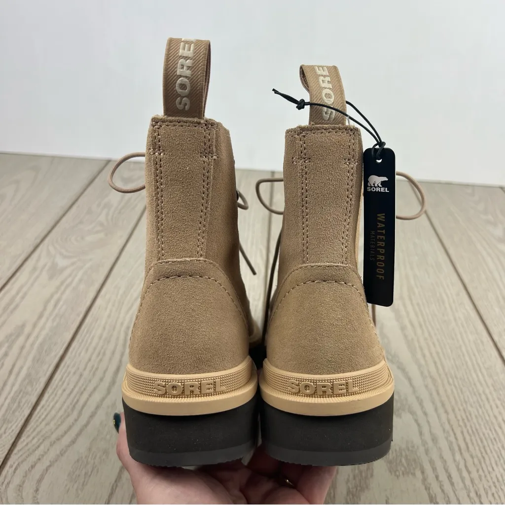 Sorel Women's Hi-Line Lace Boot US6 Canoe / Tawny Buff $185 - Image 5