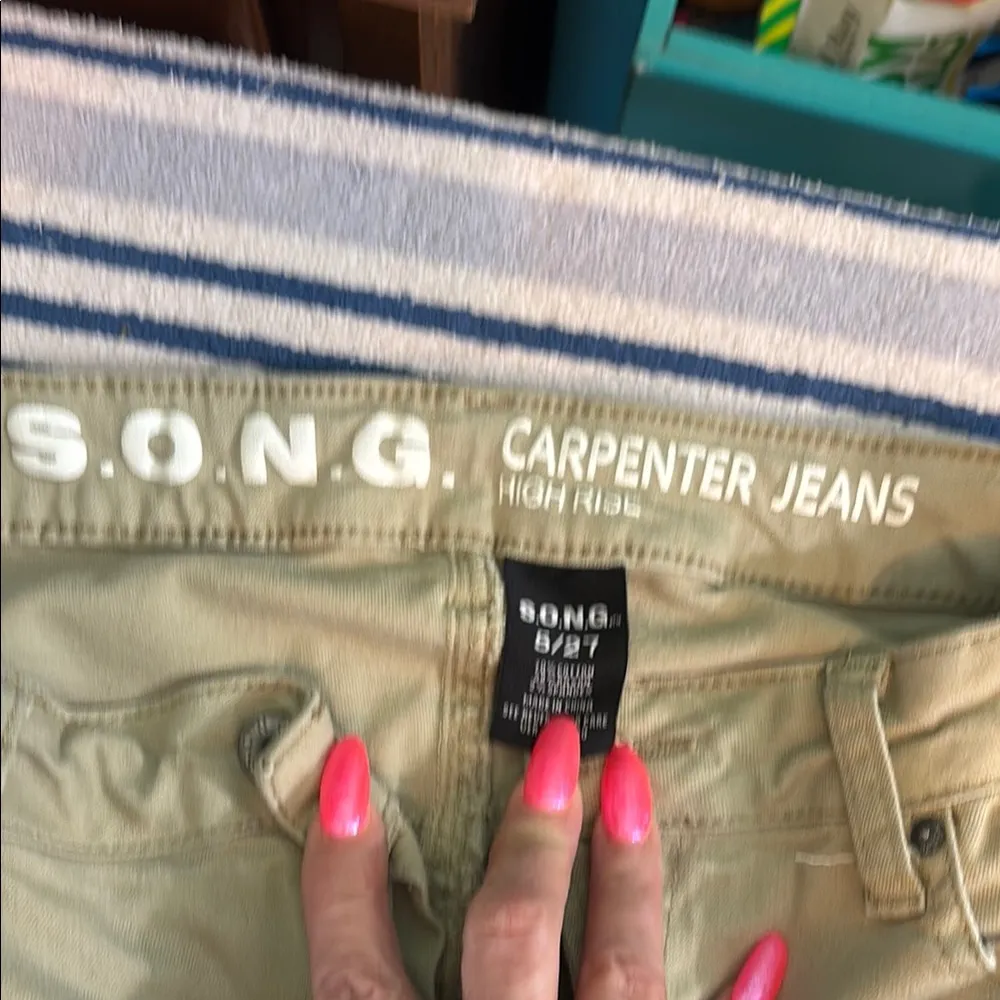 SONG Classic Tan Straight Leg Jeans for Versatile Style Size undefined - Image 11