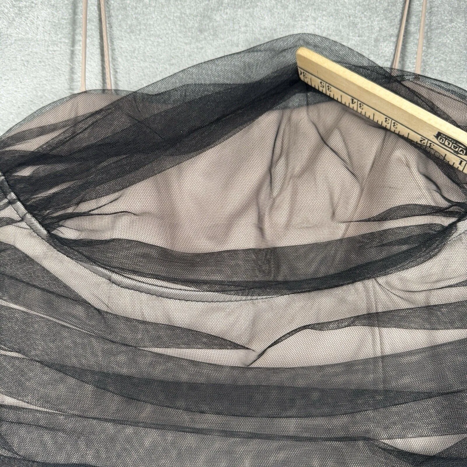 Jessica Howard Dress‎ Womens 12 Black Illusion Lace Dark Fairy Balletcore Retro - Image 7