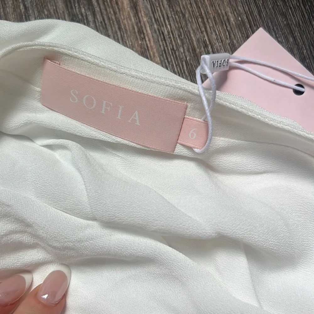 Sofia the Label May Draped One Shoulder Gown Size XS - Image 3