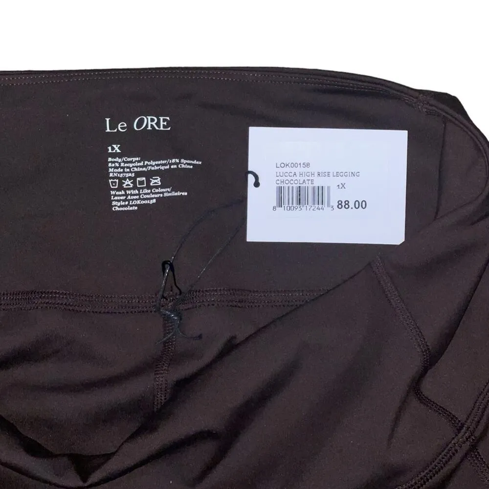 NWT! Bandier Le Ore Lucca High Rise Legging - Size 1X - Image 7