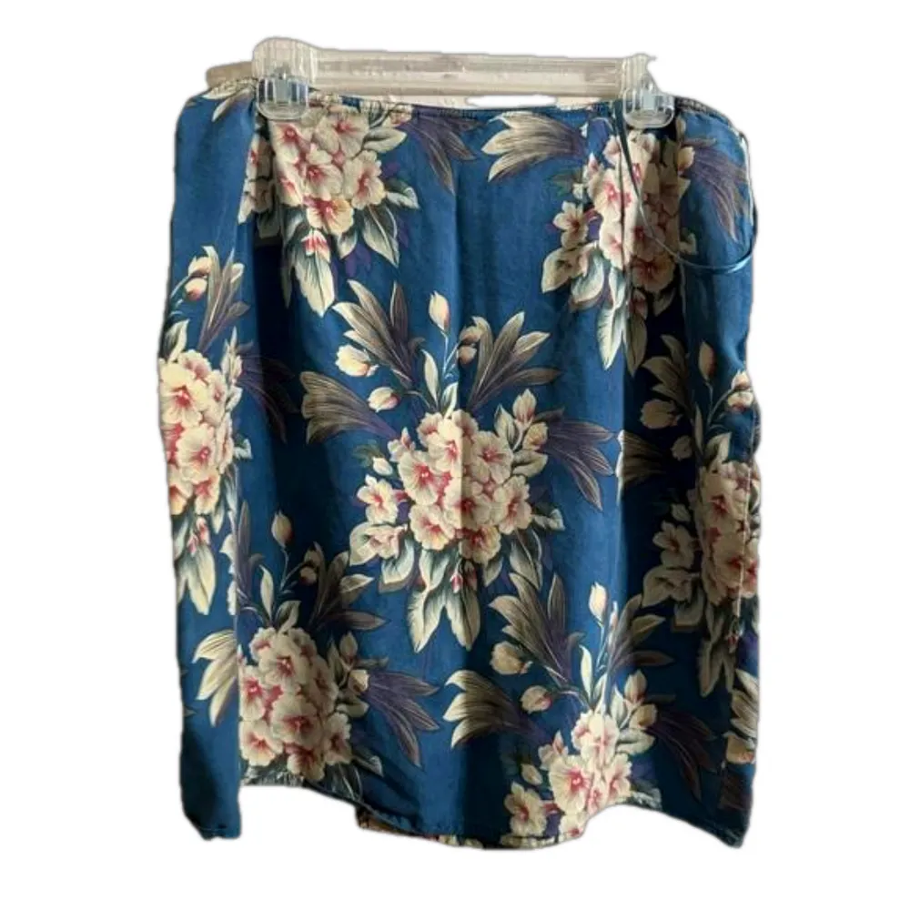 Evan-Picone Floral Wrap Skirt - Image 3