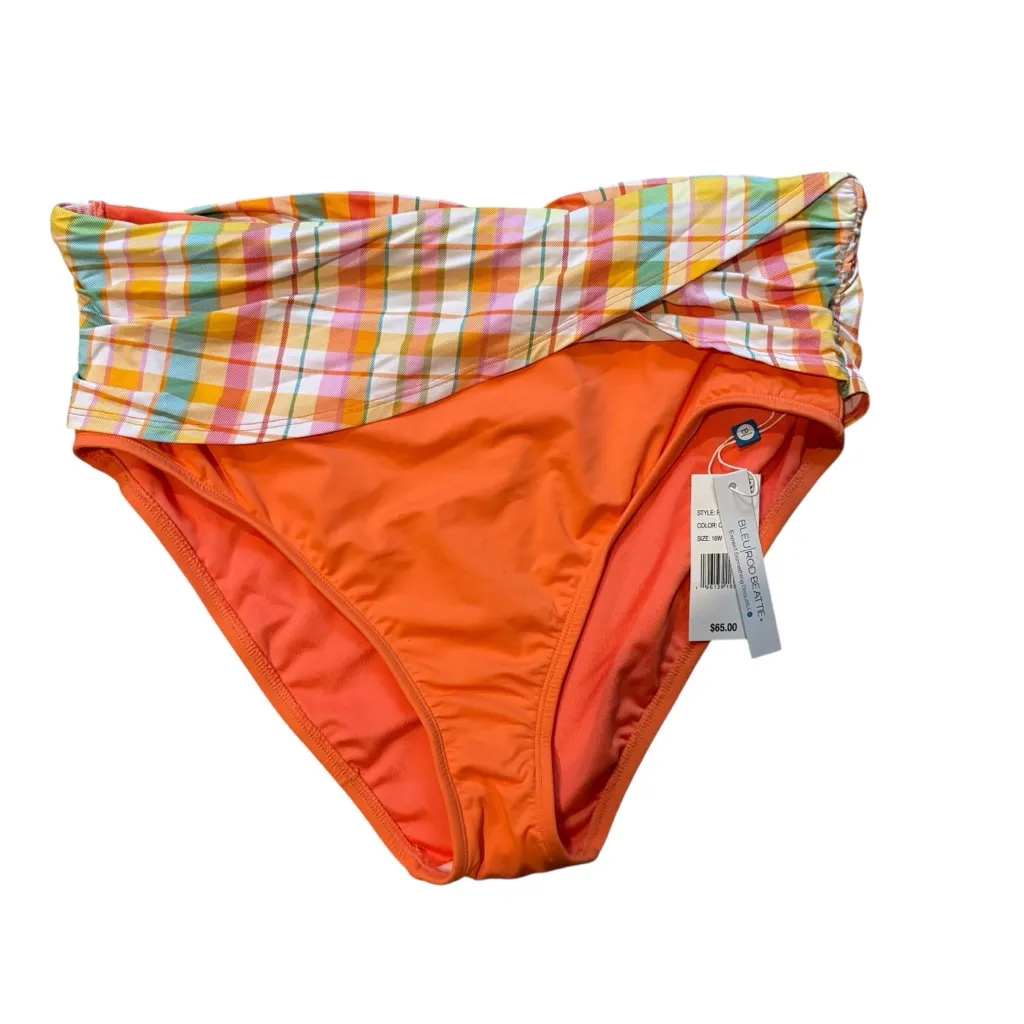 Bleu Rod Beattie Bleu Rod Beattie Over The Shoulder Tankini w/ Bikini Bottom 16W - Image 8