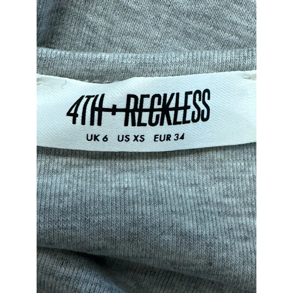 4th Reckless Camisole Top Ruched Side Stretchy Gray Heathered Women's XS NWOT - Image 8