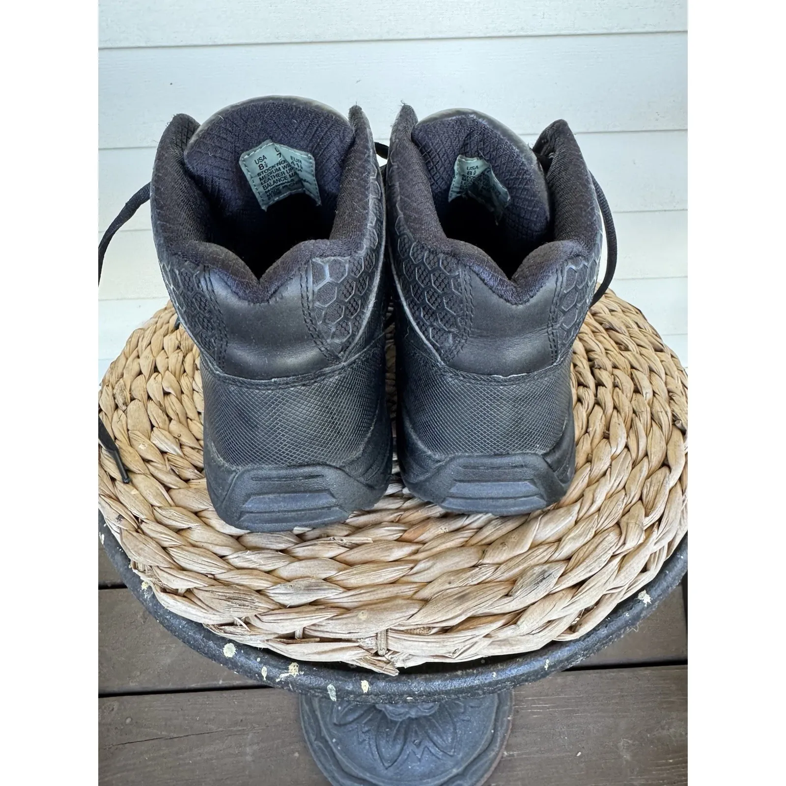 Bates MEN'S 4'' Black Code 6 Boots E06604, MEN'S SIZE 8.5 MEDIUM - Image 3