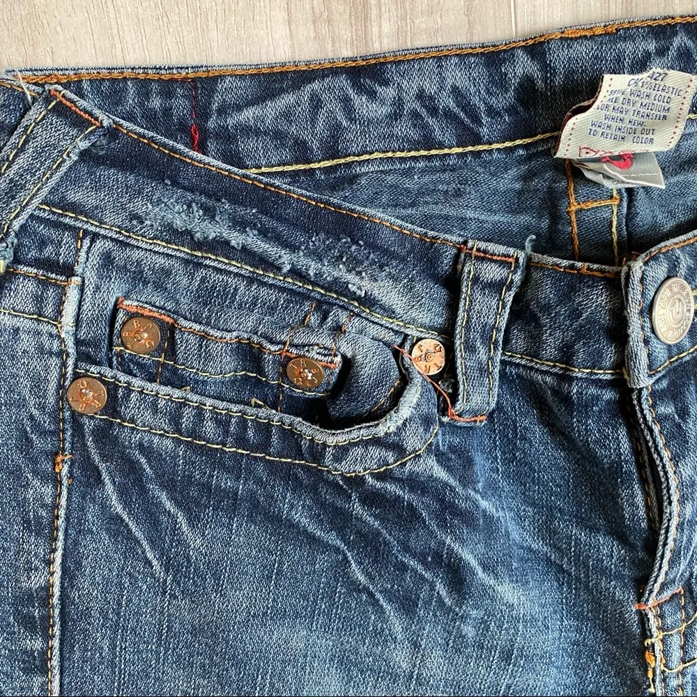 True Religion Johnny Stone Wash Jeans 27 - Image 3