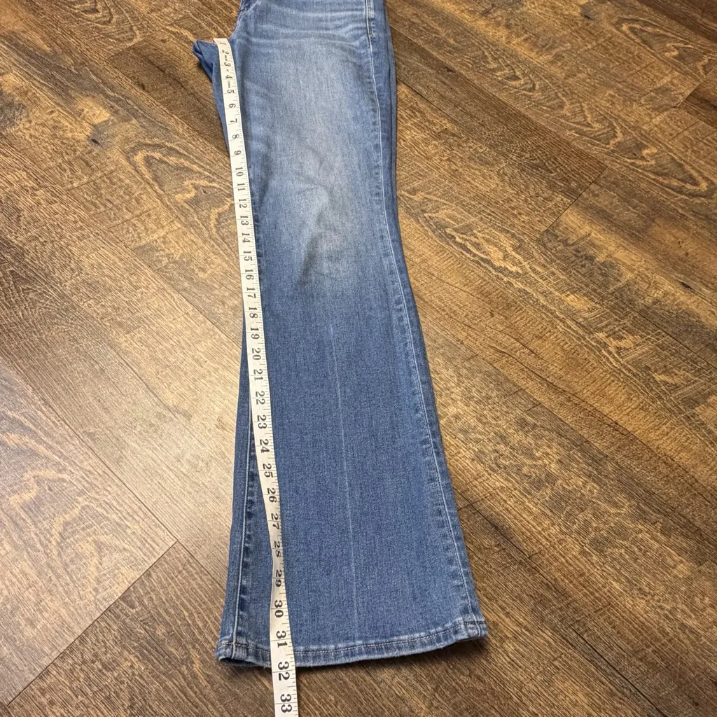 American Eagle Curvy Kick Boot Jeans Women's 6 Next Level Stretch Blue Denim - Image 8