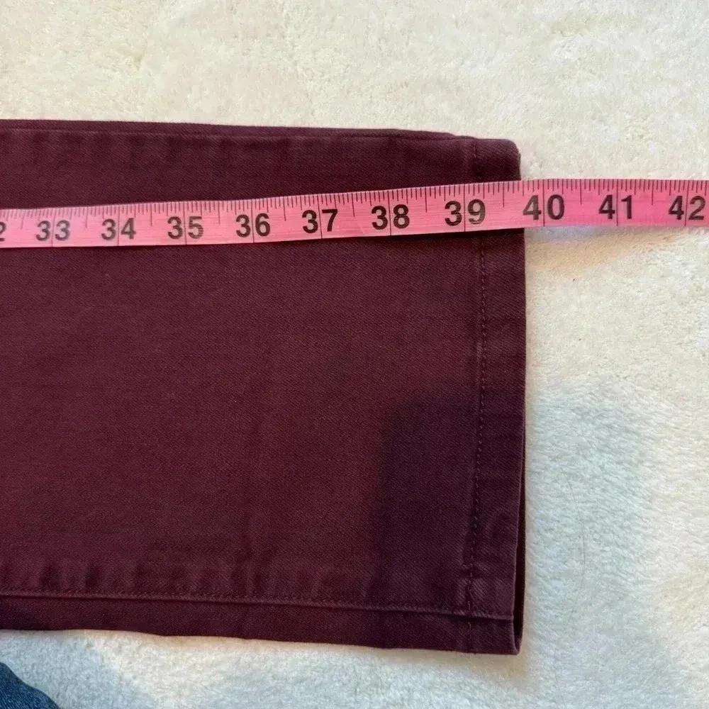 Soft Surroundings The Ultimate Pullon Relaxed Straight Jeans Size M Purp… - Image 10