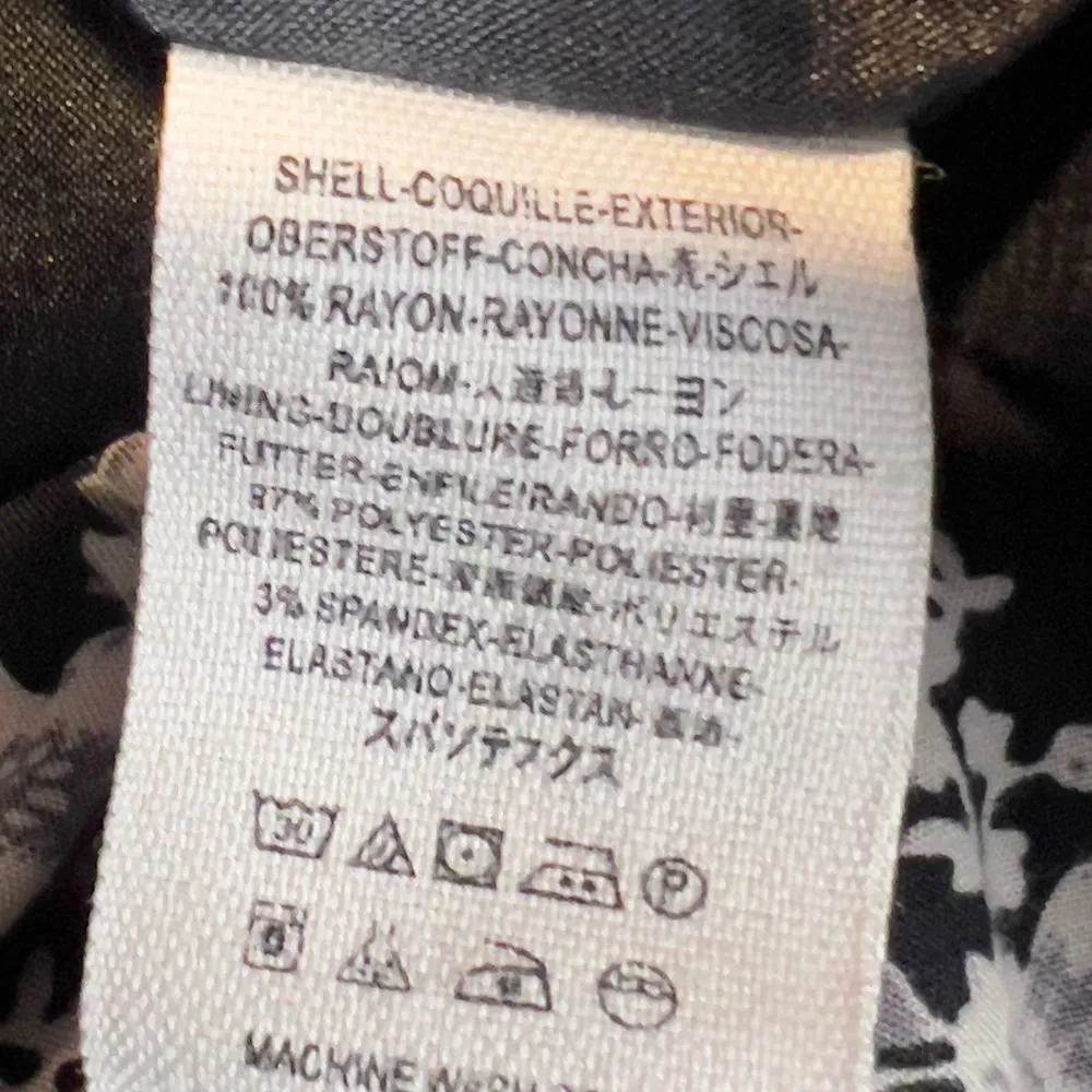 Free People Bomber Jacket Black Purple Floral Snap Close Lightweight Boho Size S - Image 11