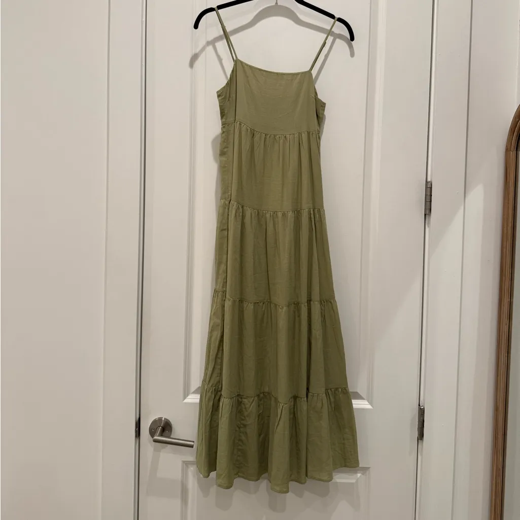 Green Girl and the Sun California Midi Dress Size XS - Image 5