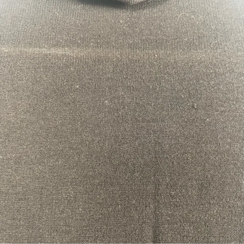 Lafayette 148 Brown 100% wool turtleneck lightweight sweater button detail med - Image 8