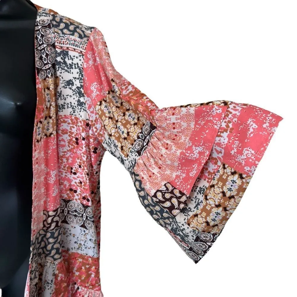 Tolani  Indy Rose Patchwork Kimono - Image 4