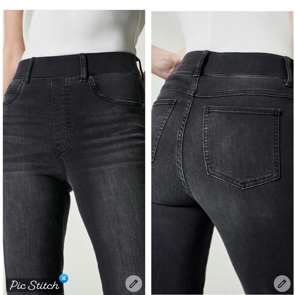 Ankle Straight Leg Jeans Vintage Black - Image 3