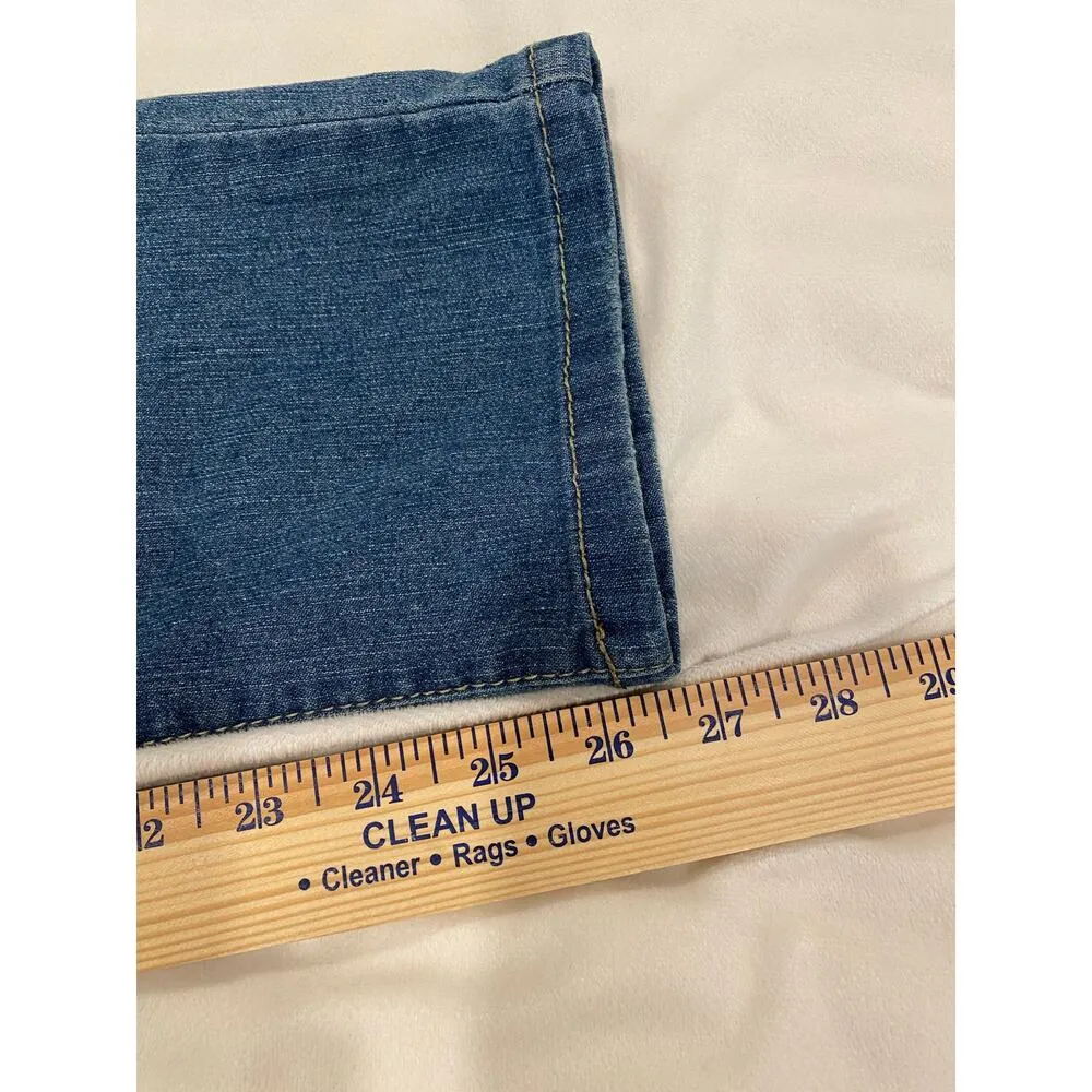 Angel Forever Young Signature Overall Dark Denim Blue Women's Size Small - Image 14