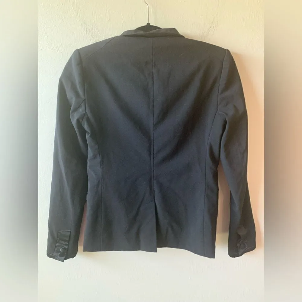 Juicy Couture black tuxedo jacket size XS - Image 2