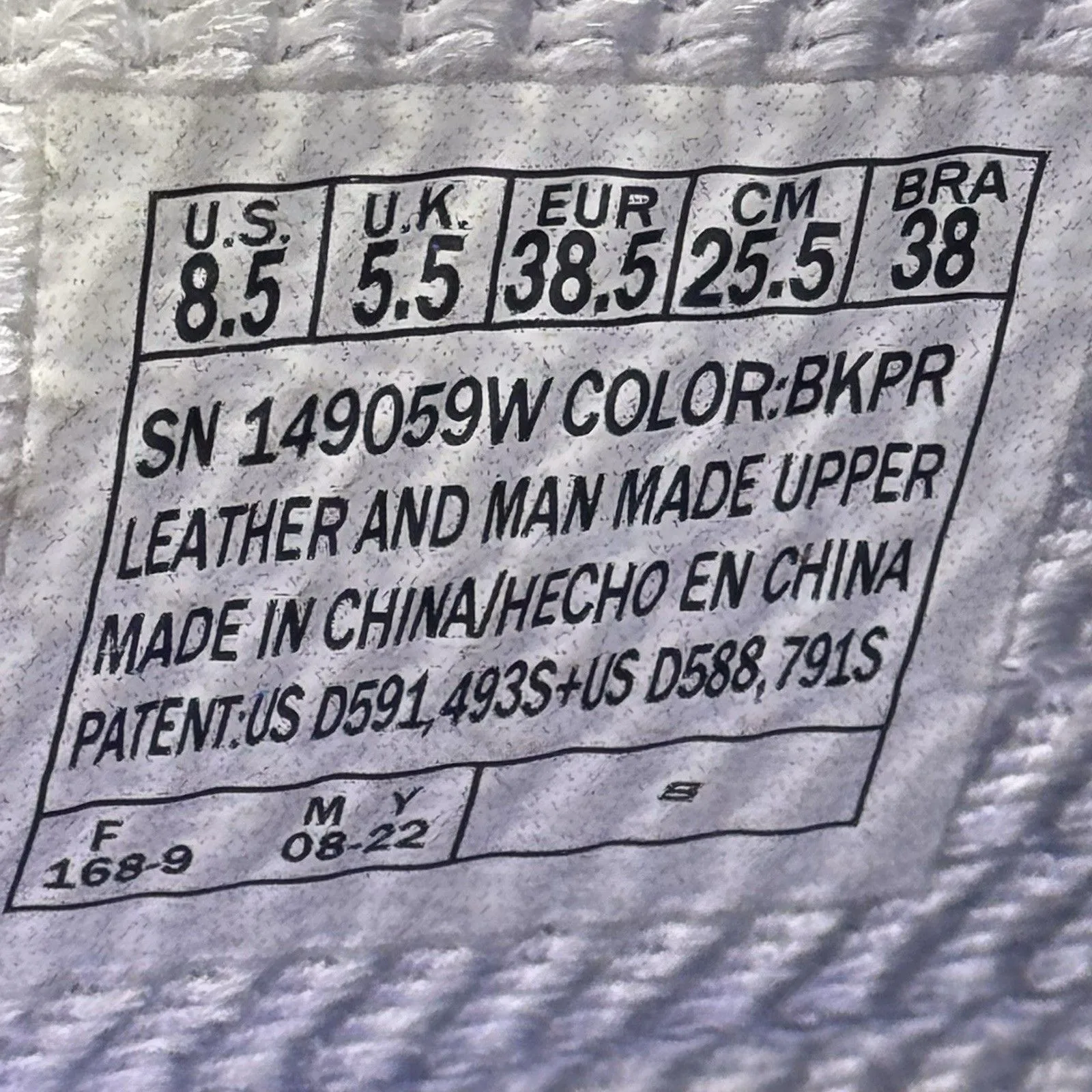 Skechers Air Cooled Memory Foam Mule Wide Fit Shoes 8.5 Womens Black Purple - Image 5