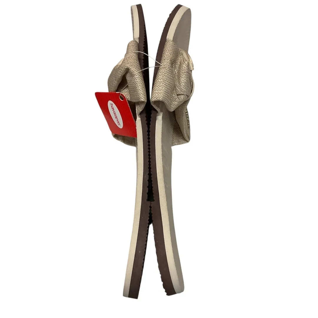 Havianas Women's You St. Tropez Shine Flat Flip Flops Slip On Sandals Size 9 NWT Gold - Image 10