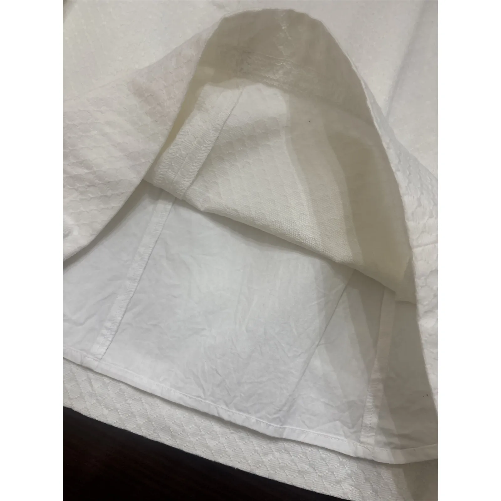 Lilly Pulitzer Dress White Quilt Embroidered Sz 8 100% Cotton Classic Lined - Image 7