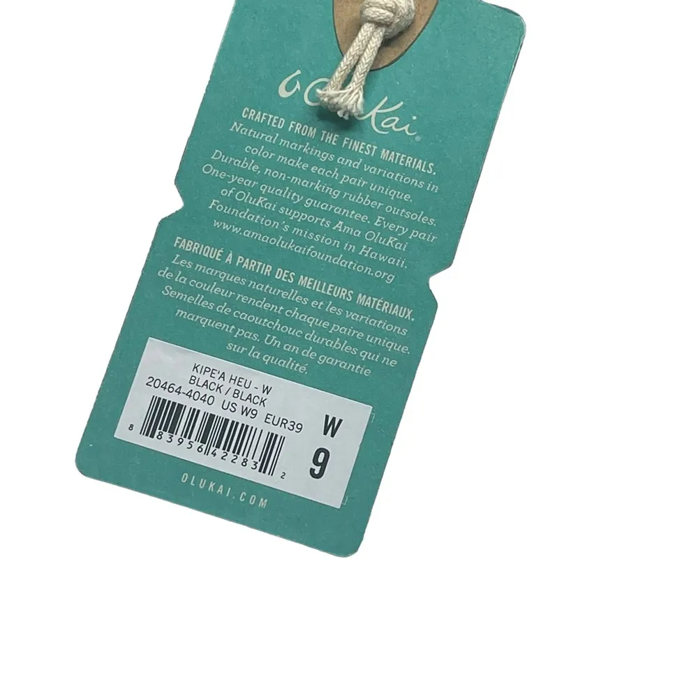 new  ʊ Shearling Fur Outdoor Slipper Thong Sandals ʊ Black 9M ʊ in Box - Image 13