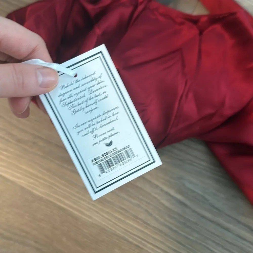 NWT Petite Plume Mulberry Silk Short Robe and Long A - Image 12