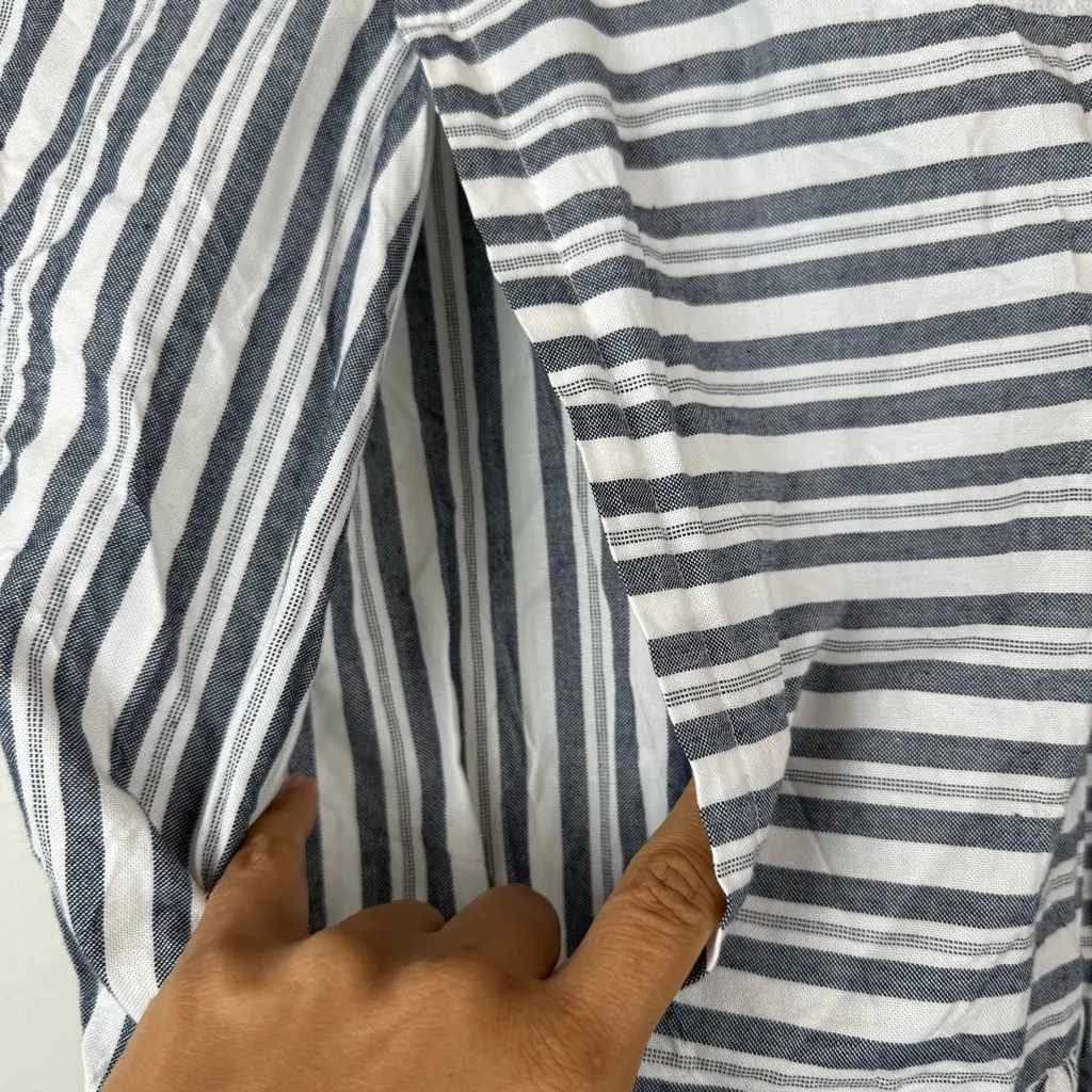 Seraphine Solene Women's Size US 4 Maternity Nursing Breastfeeding Top Blue - Image 3