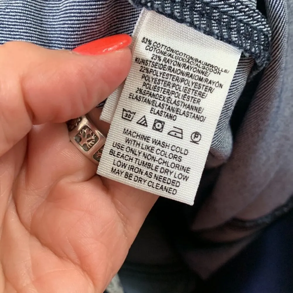 Free People Penny Pull On Flare Denim Jegging Jeans Stretch OB542650 Size 30 - Image 5