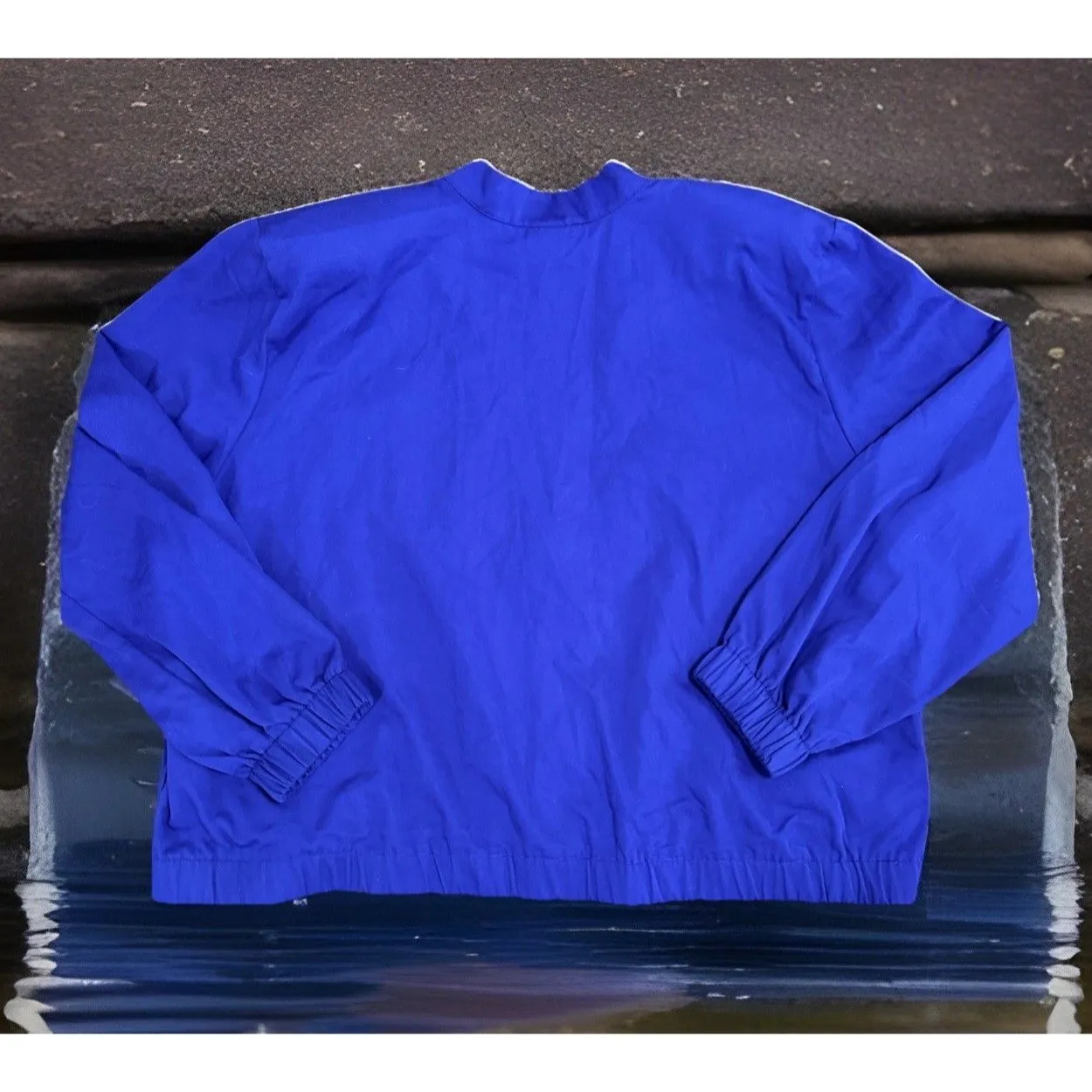 Y2K ASHLEY REED Full Zip Jacket Women’s 26w Beaded Grunge Grannycord Deadstock‎ Purple - Image 6