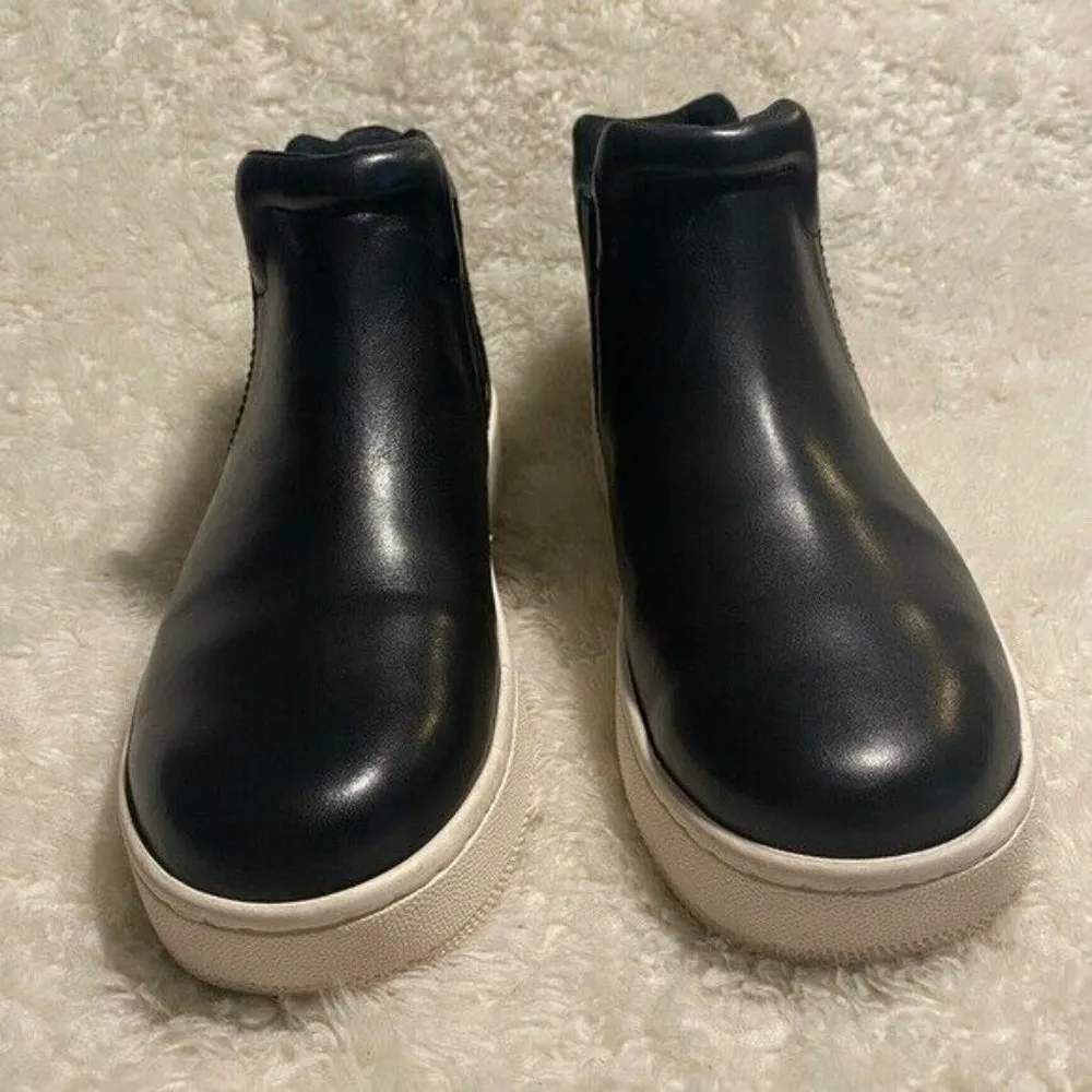 J/Slide Black Joggle Leather Boot Size 6 - Image 6