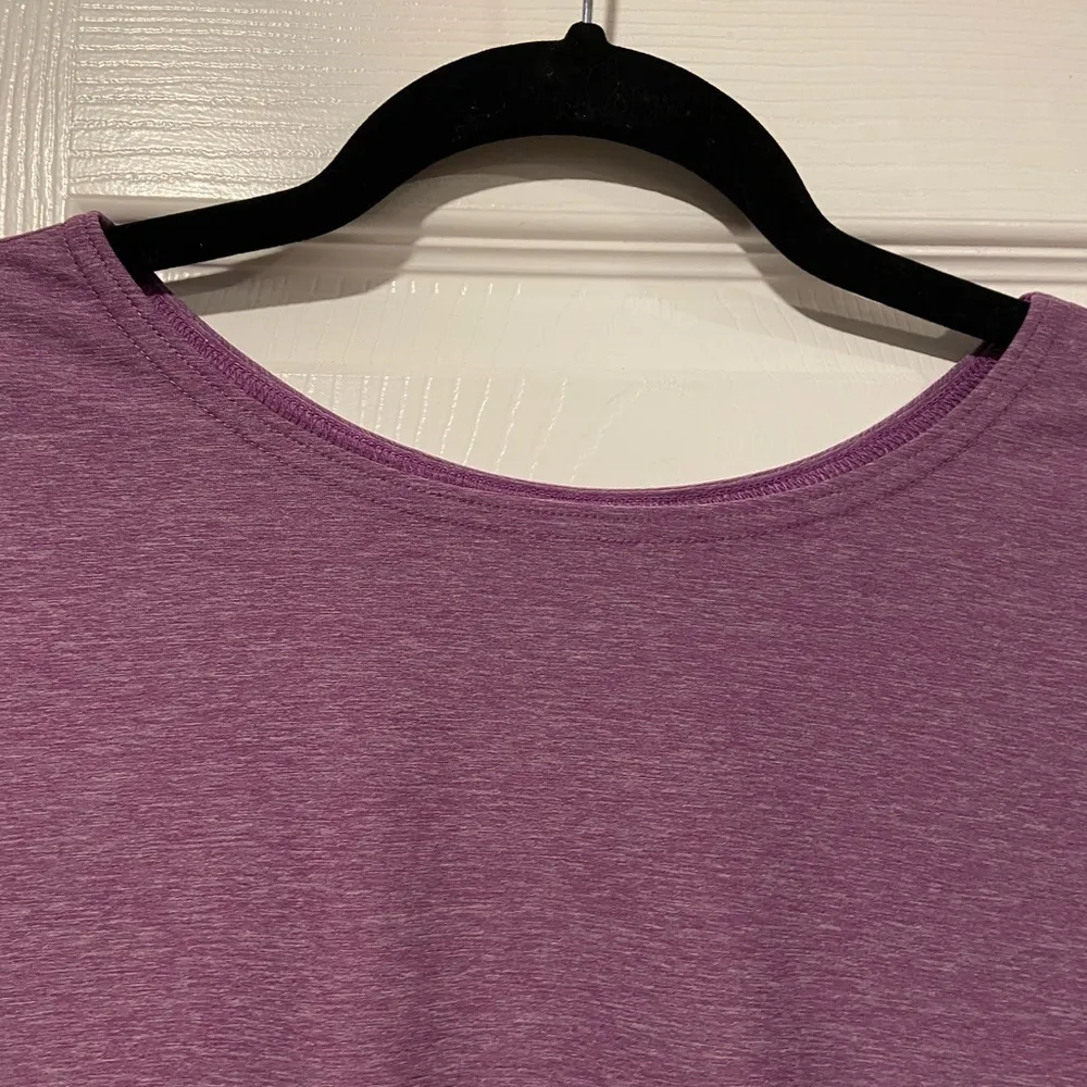 Eddie Bauer Relaxed Fit Purple Quick Dry Active Wear Long Sleeve Shirt Size M - Image 4