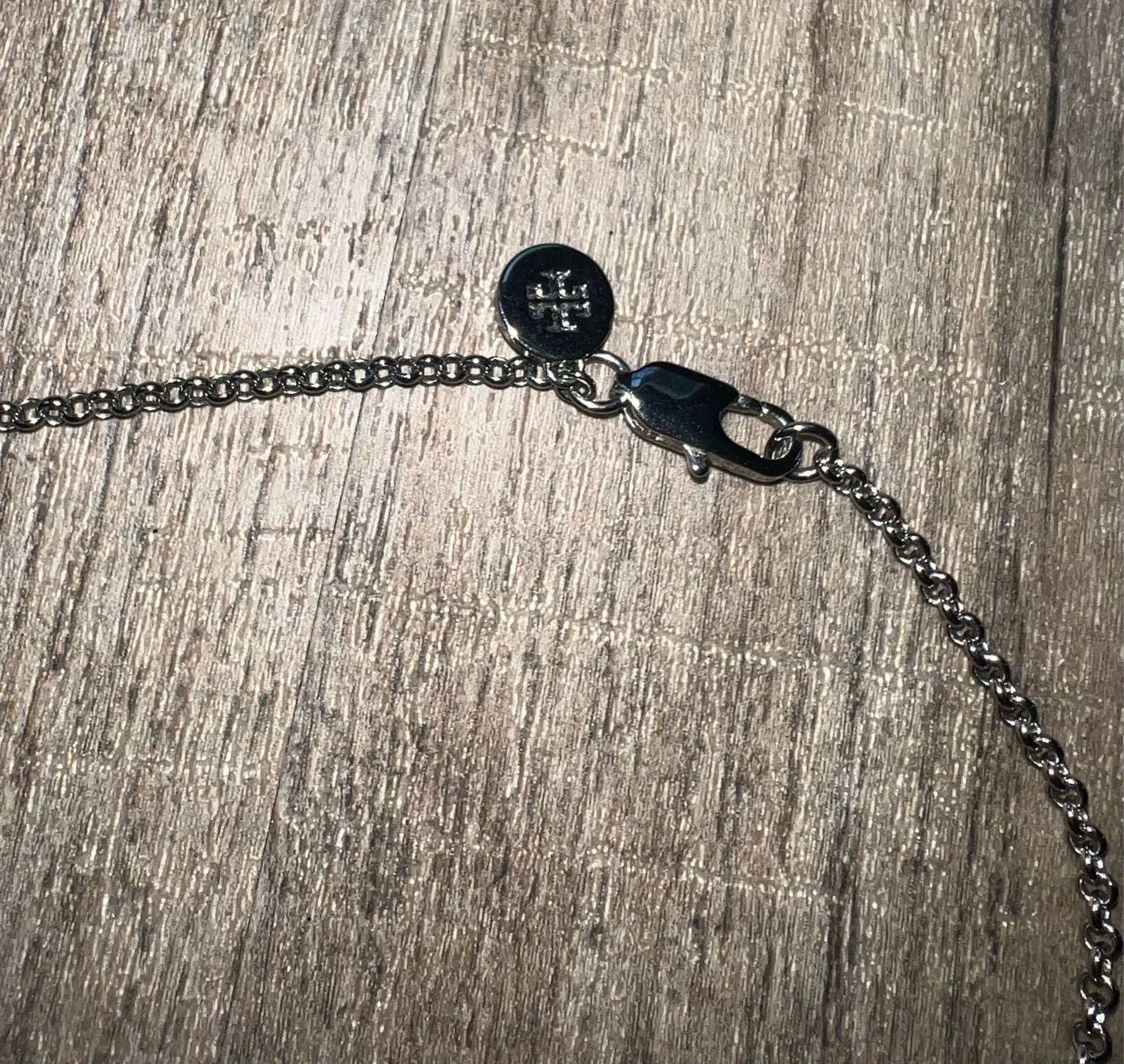 Tory Burch Muti Strand Logo Chain Necklace  - Image 4