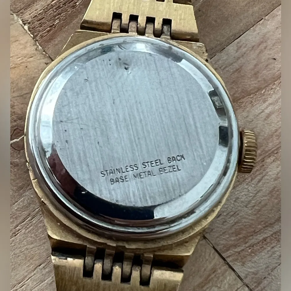 Wittnauer Geneve Automatic Winding Super Rare Vintage Watch Gold Dial Bracelet - Image 11