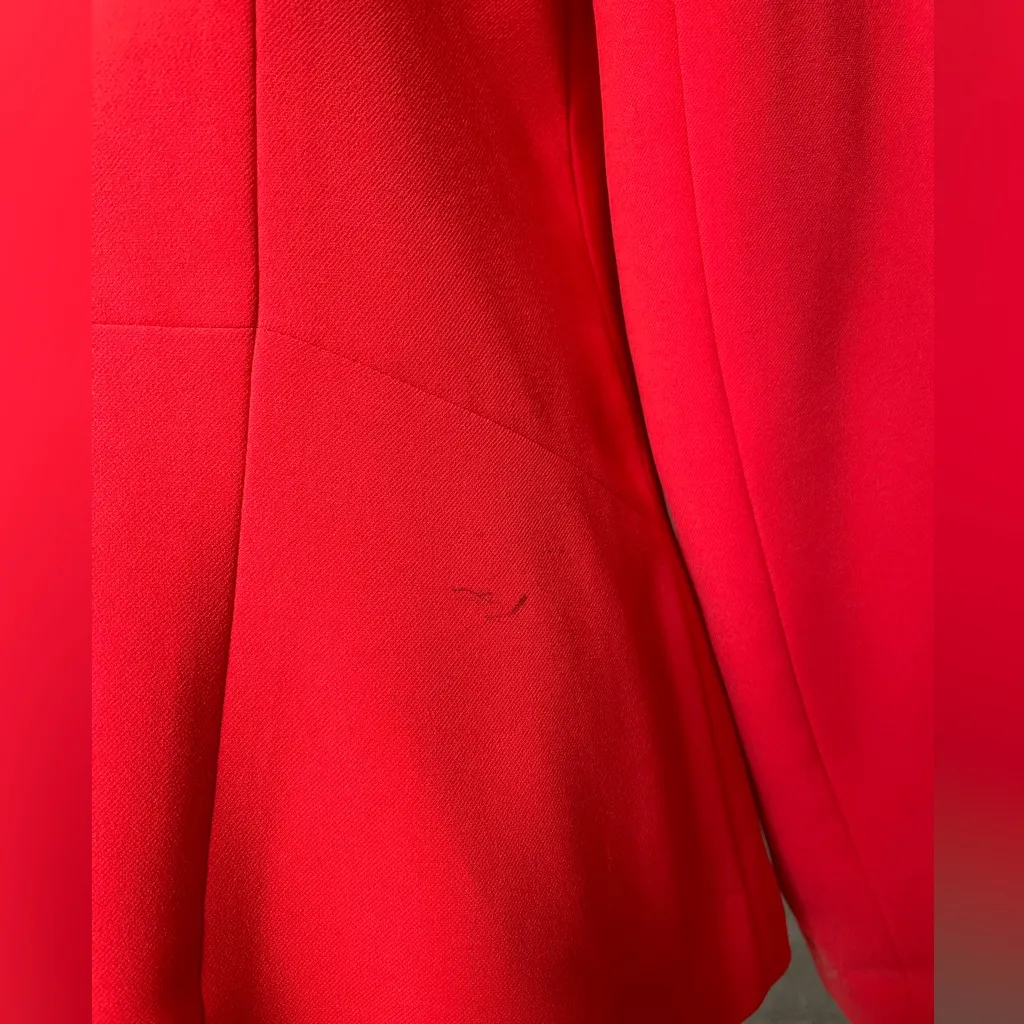 Trouve Red Women's Tailored Blazer - Image 5