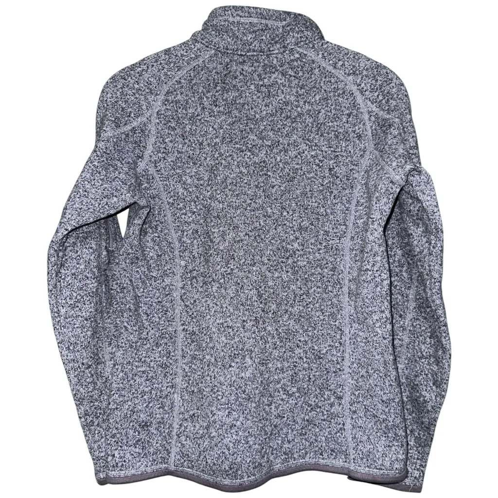 Patagonia Women’s Size M Heather Gray Quarter Zip Pullover Better Sweater - Image 3