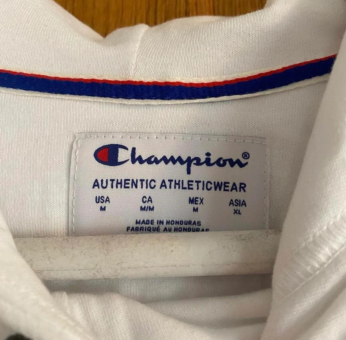Champion Oversized White  Hoodie - Image 3