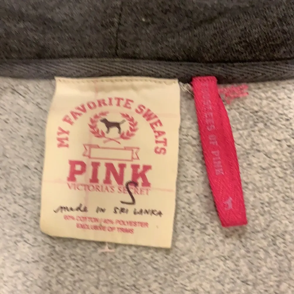 PINK Victoria’s Secret Full Zip Hoodie Sz Sm - Image 4