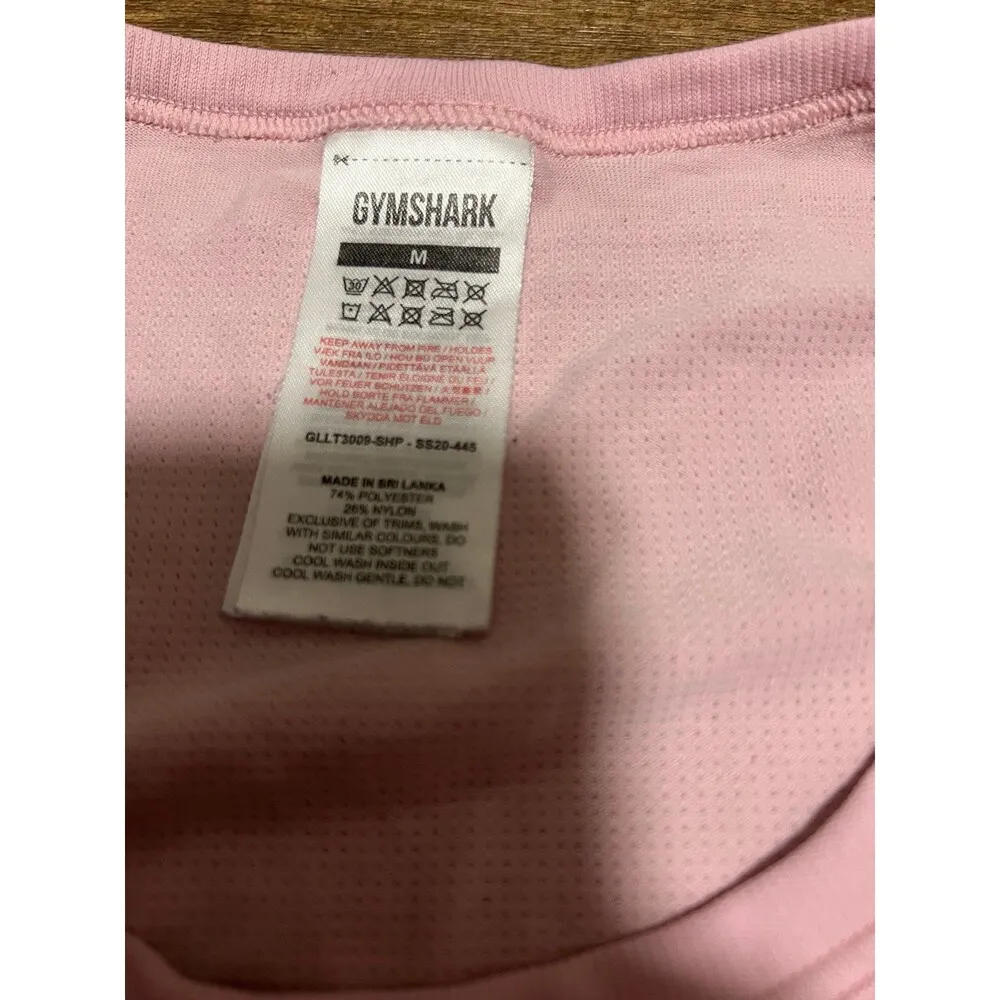 Gymshark pink breezy long sleeve tee - Image 3
