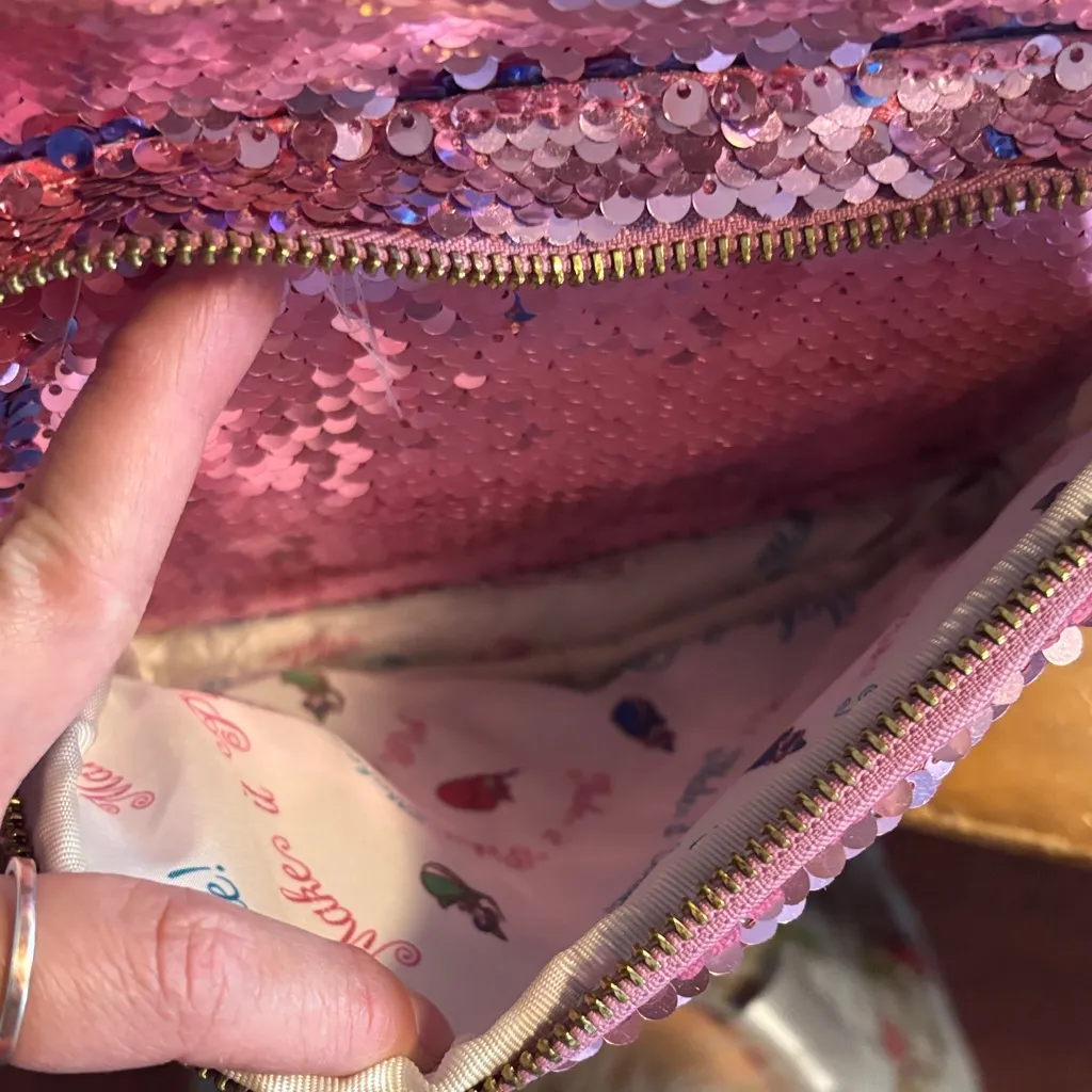 Disney Loungelfy Make it Blue Blue, Pinn Sequin Backpack with Simba Plush - Image 7