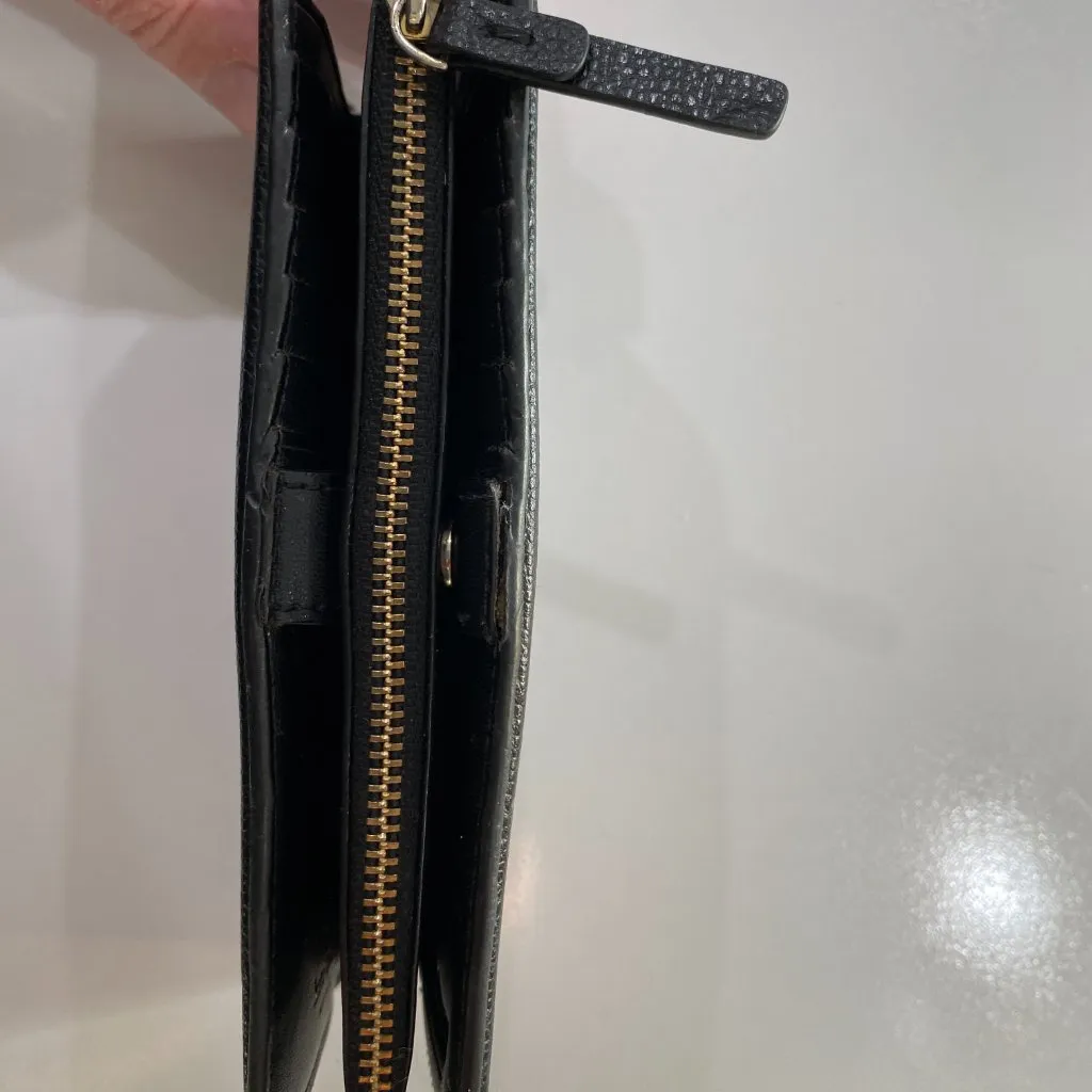 Kate Spade Braylon Patterson Drive Black Pebbled Leather Wallet - Image 7