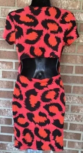 Cheetah Leopard Print Dress - Image 5