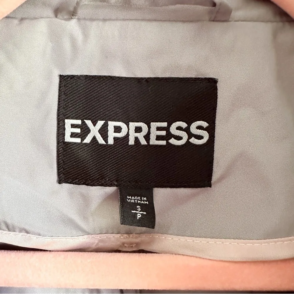 Express Gray Zip Up Anorak Windbreaker Rain Jacket sz Small - Image 5