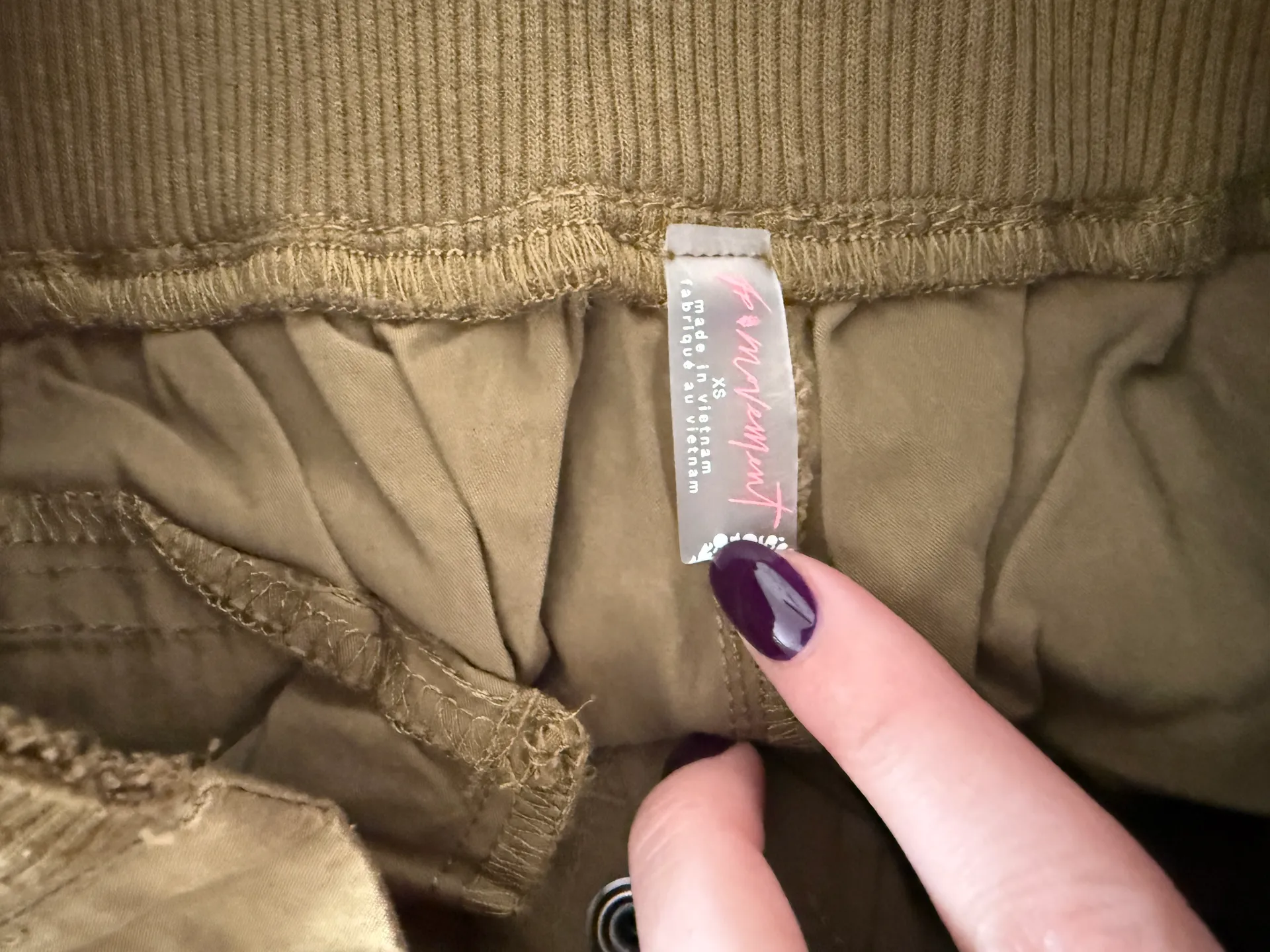 Free People Movement Pants Green Size XS - Image 3