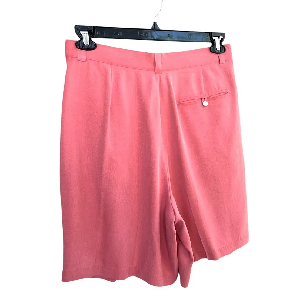 Tommy Bahama 100% Silk High Waist Long Shorts - Image 6