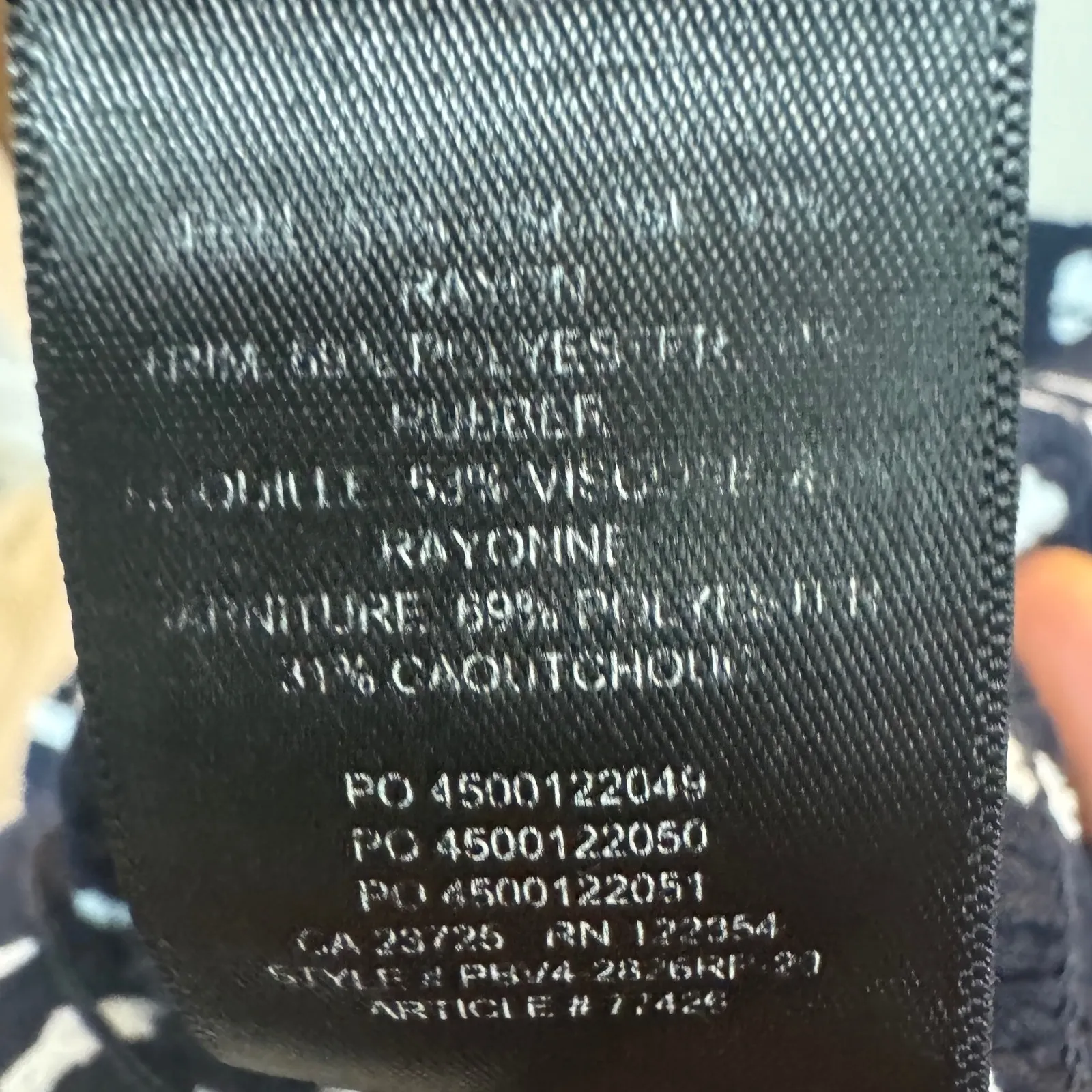 Wilfred Navy and White‎ Smocked Top Size Medium - Image 8