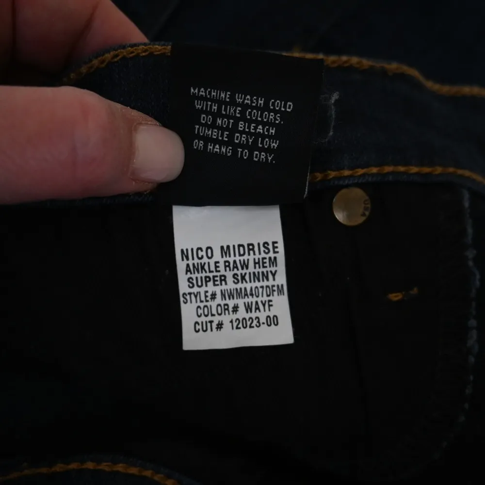 Hudson Womens 29 Nico Midrise Ankle Raw Hem Super Skinny Jean - Image 11