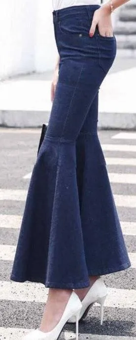 Amazon Bell Bottom Tassel Jeans - Image 2