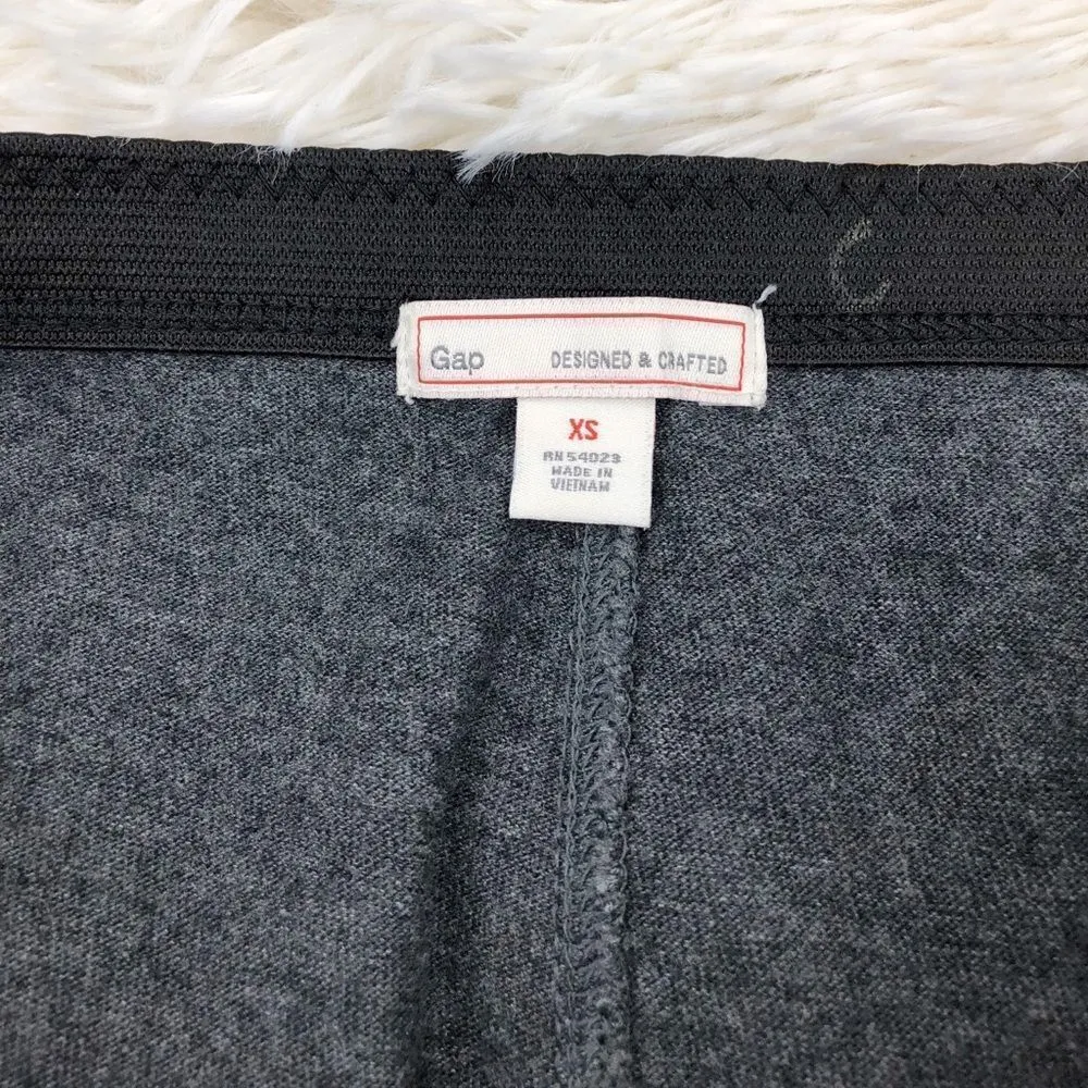 Gap Dark Grey Knit Pencil Skirt Elastic Waist Size XS - Image 5