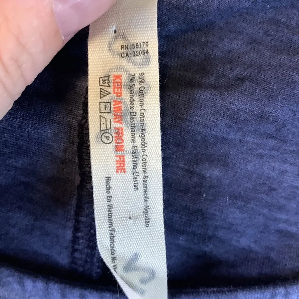 Free People Intimately Free People Blue Tie Dye Bell Sleeve Ruffled Top Sz M - Image 5