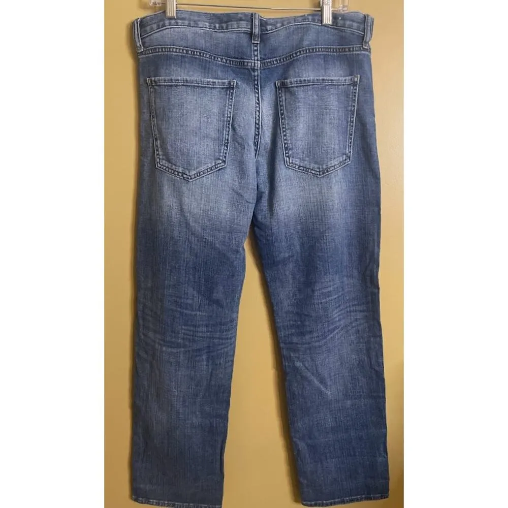 Banana Republic Women's Distressed Boyfriend Jeans Size 30L - Image 6